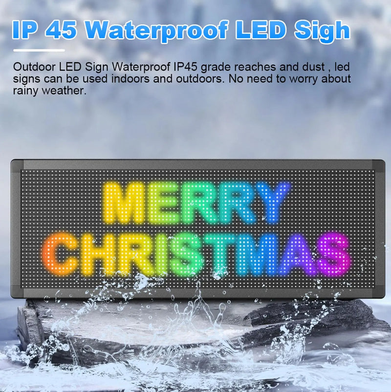 energy-efficient LED signs