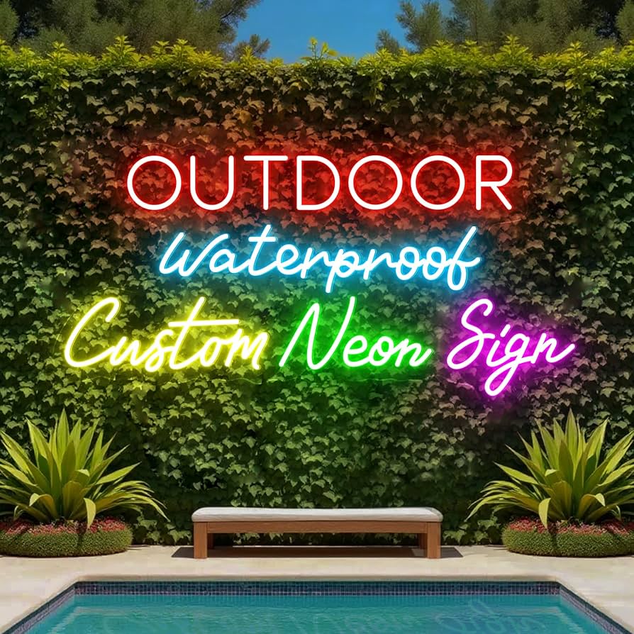 weatherproof LED signage
