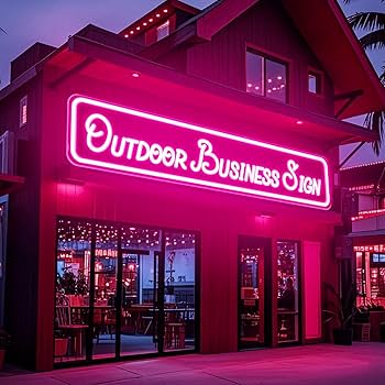 custom LED signs for business