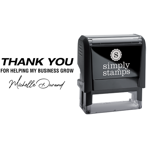 pre-inked company stamps