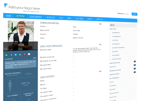 PHP dating site script