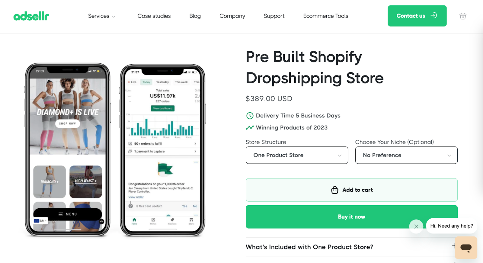Ready-made dropshipping shops