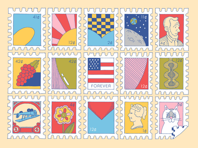 envelope postage printing