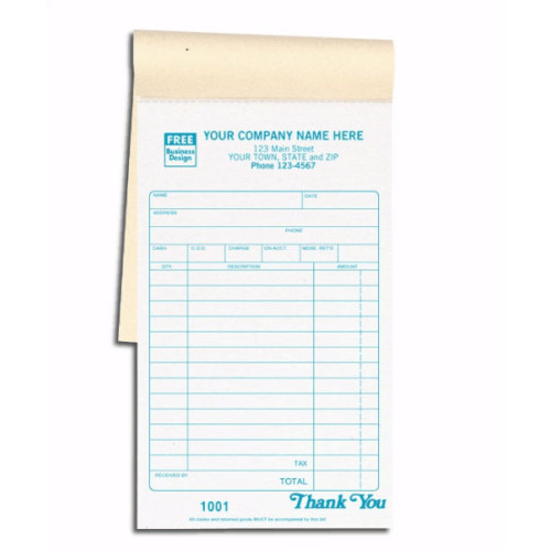 NCR receipt books