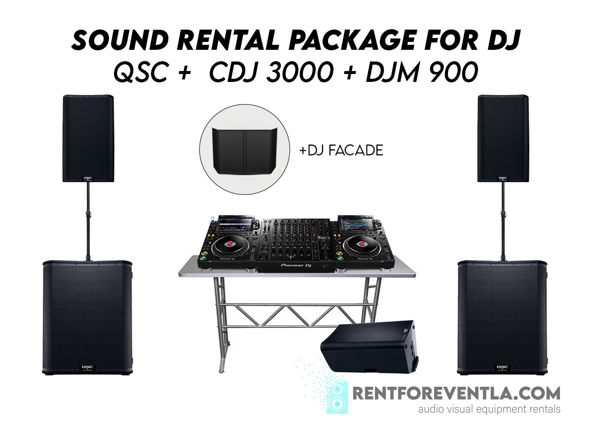 DJ equipment rental cost