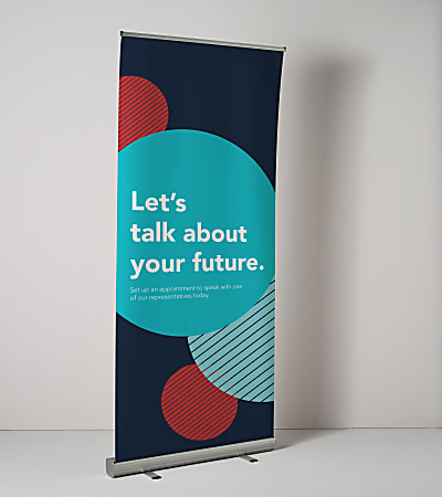 custom banner stands chicago