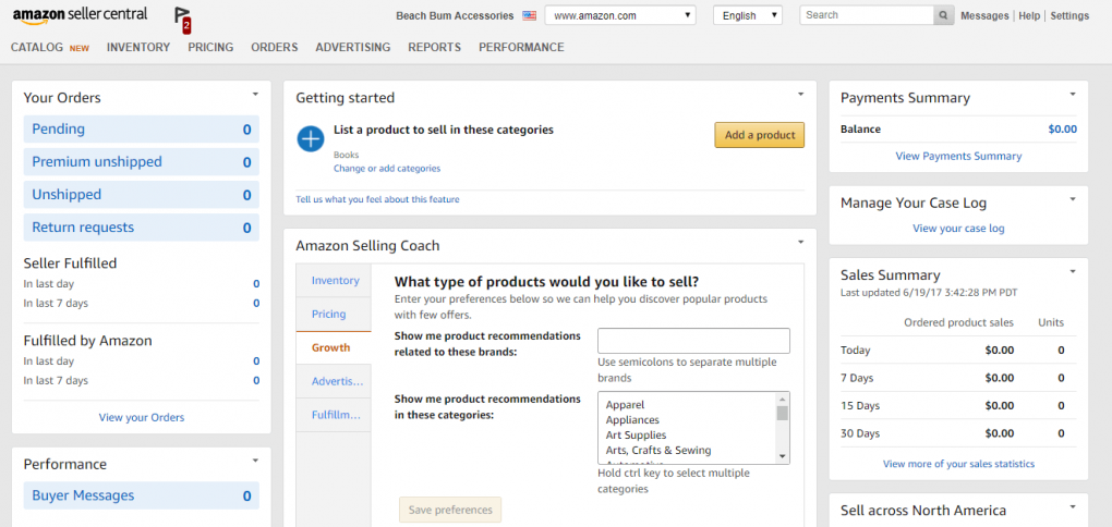 transfer amazon seller account
