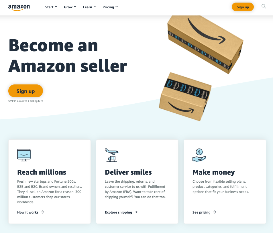 buy amazon seller account