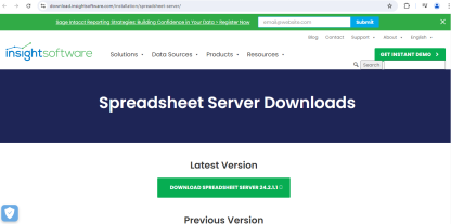 download spreadsheet server