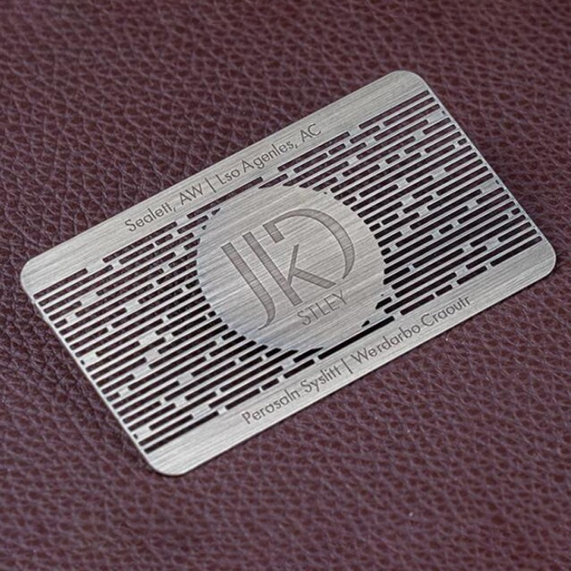 Stainless steel membership cards