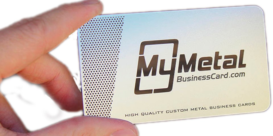 Stainless steel gift cards