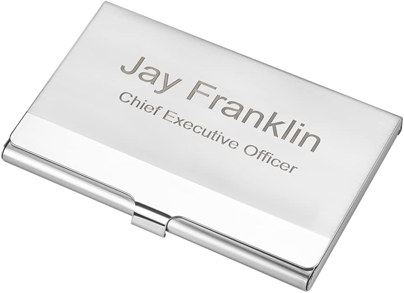 Etched stainless steel cards