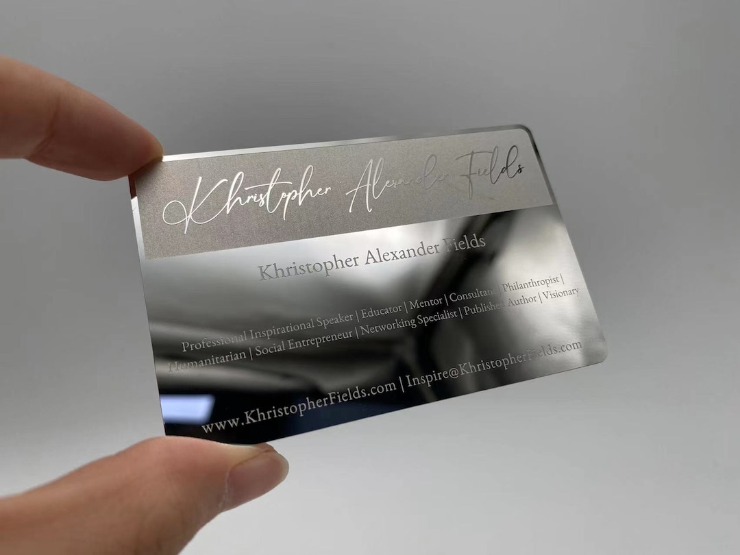 0.3mm stainless steel cards