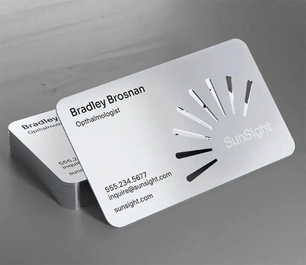 Luxury metal business cards