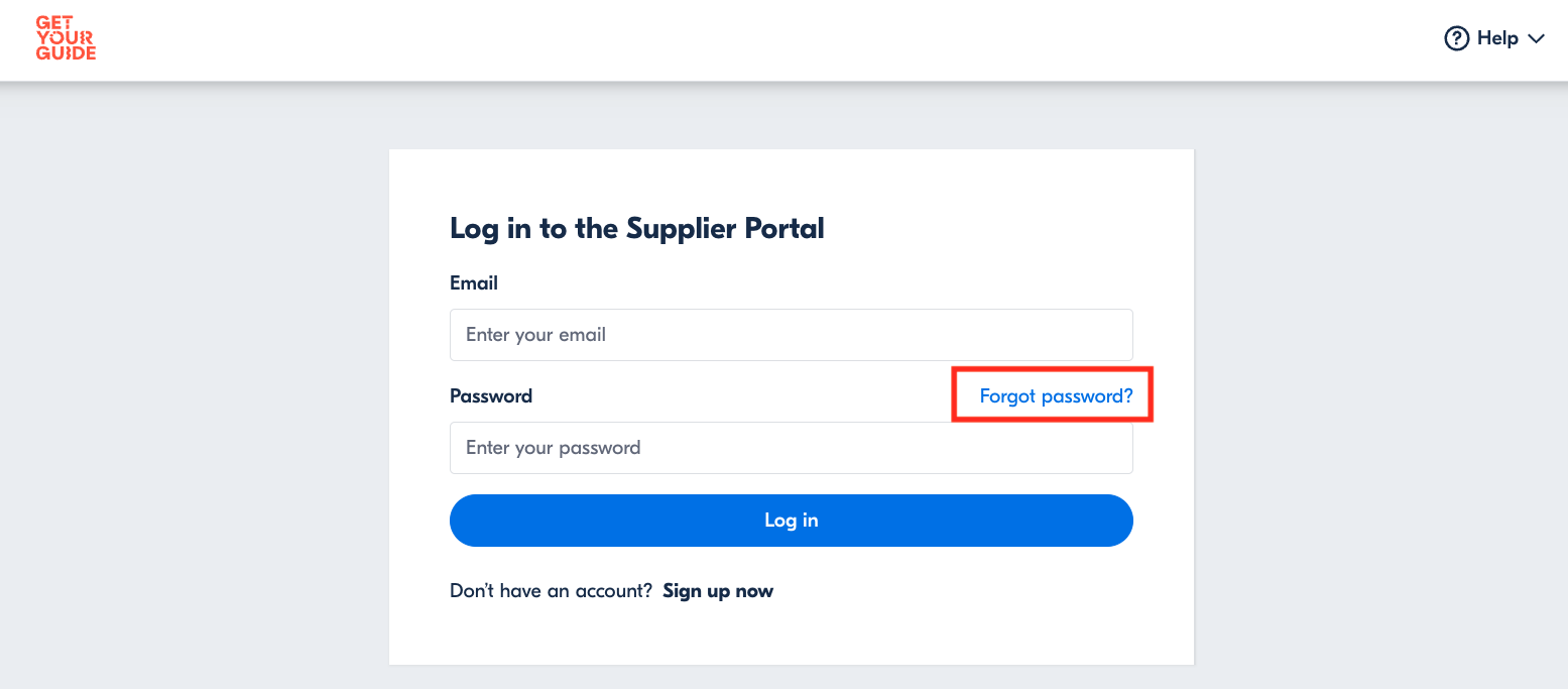 how to log in to supplier portal
