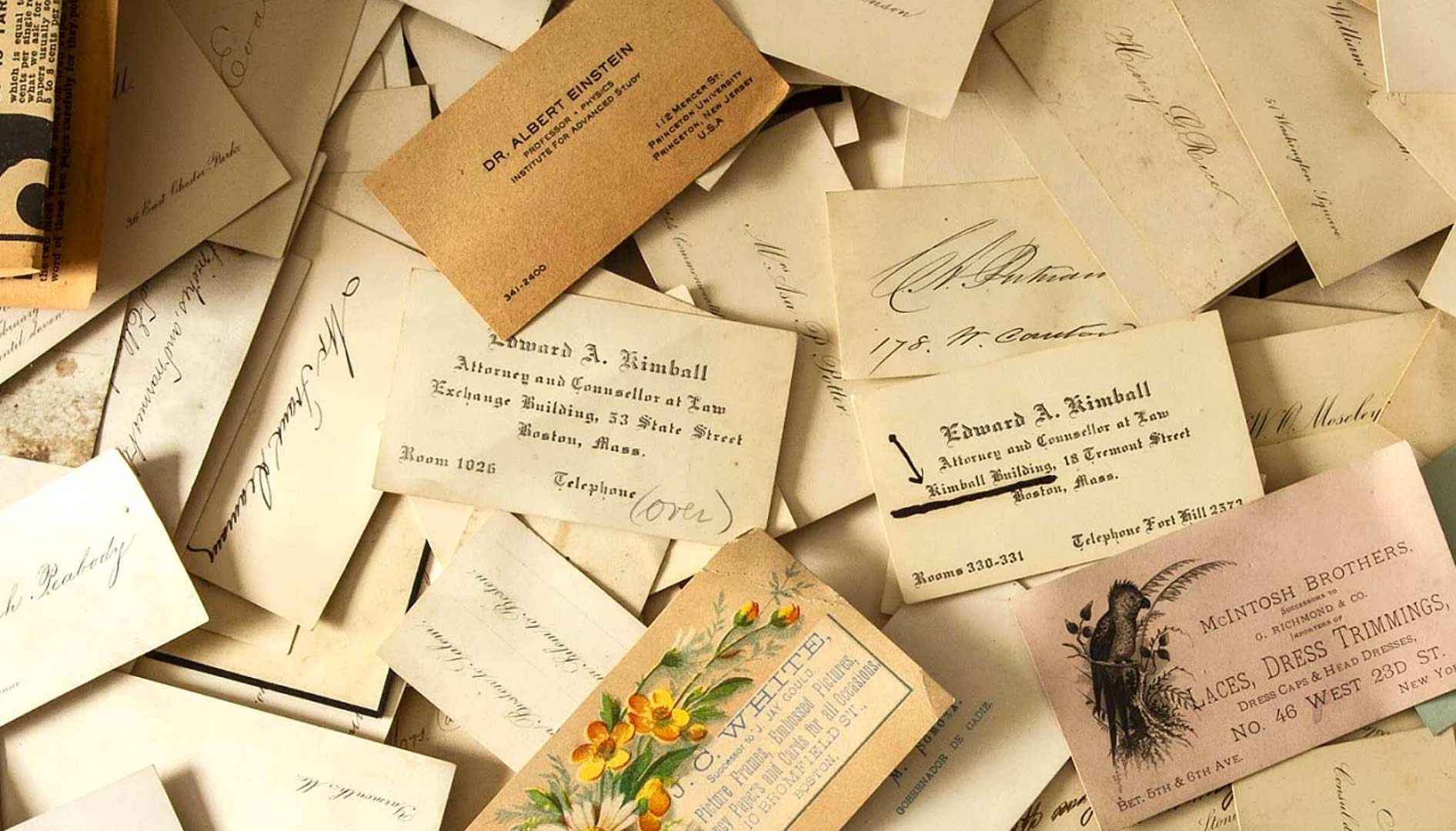 vintage business cards