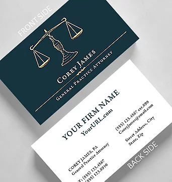 monochrome business cards