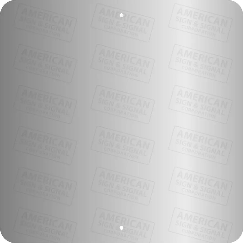 radius corner sign blanks