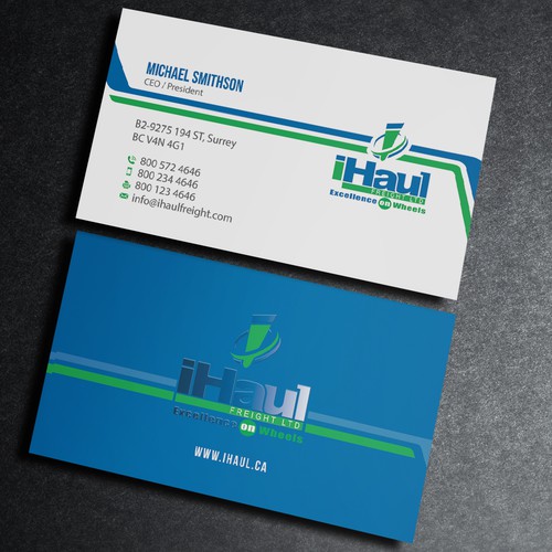 hot shot trucking business cards