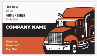 hot shot trucking business cards