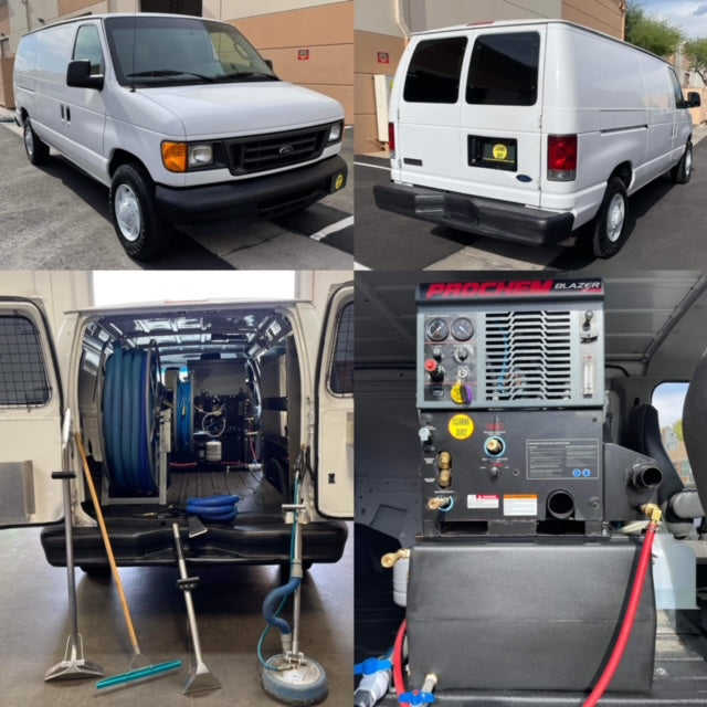 used carpet cleaning vans
