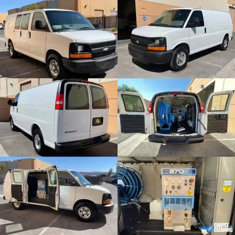 pre-owned carpet cleaning trucks