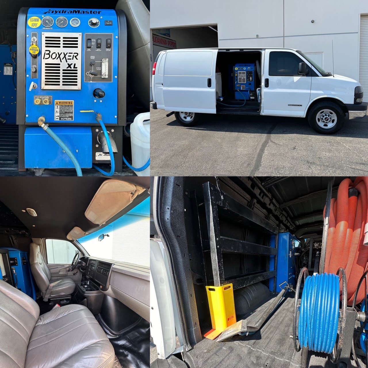 carpet cleaning van packages