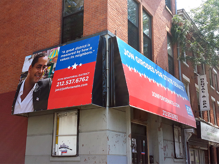vinyl banner installation nyc