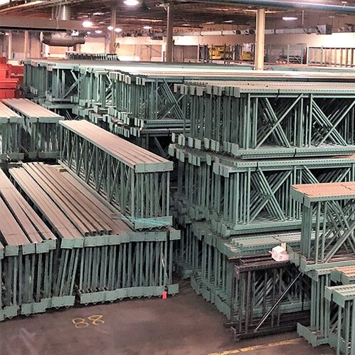 Industrial warehouse shelving
