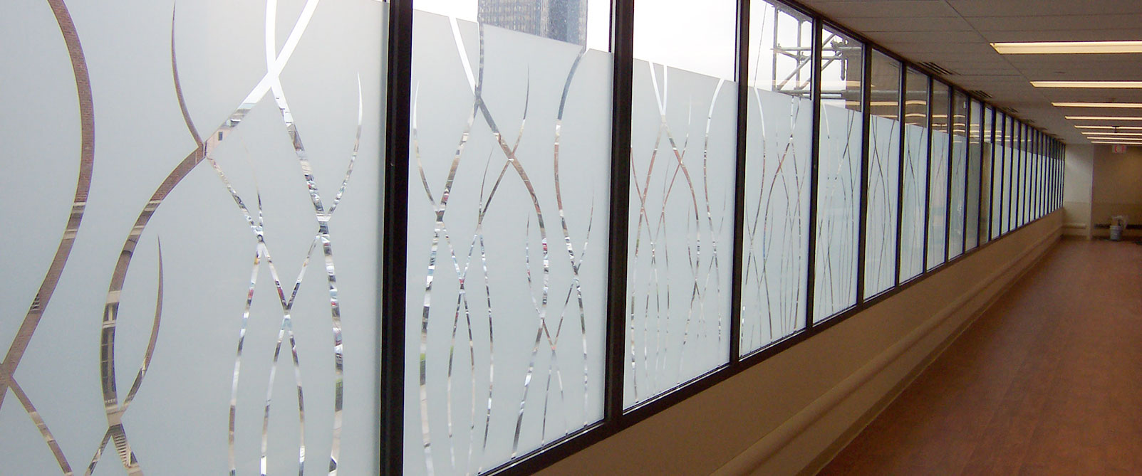 decorative window film for business