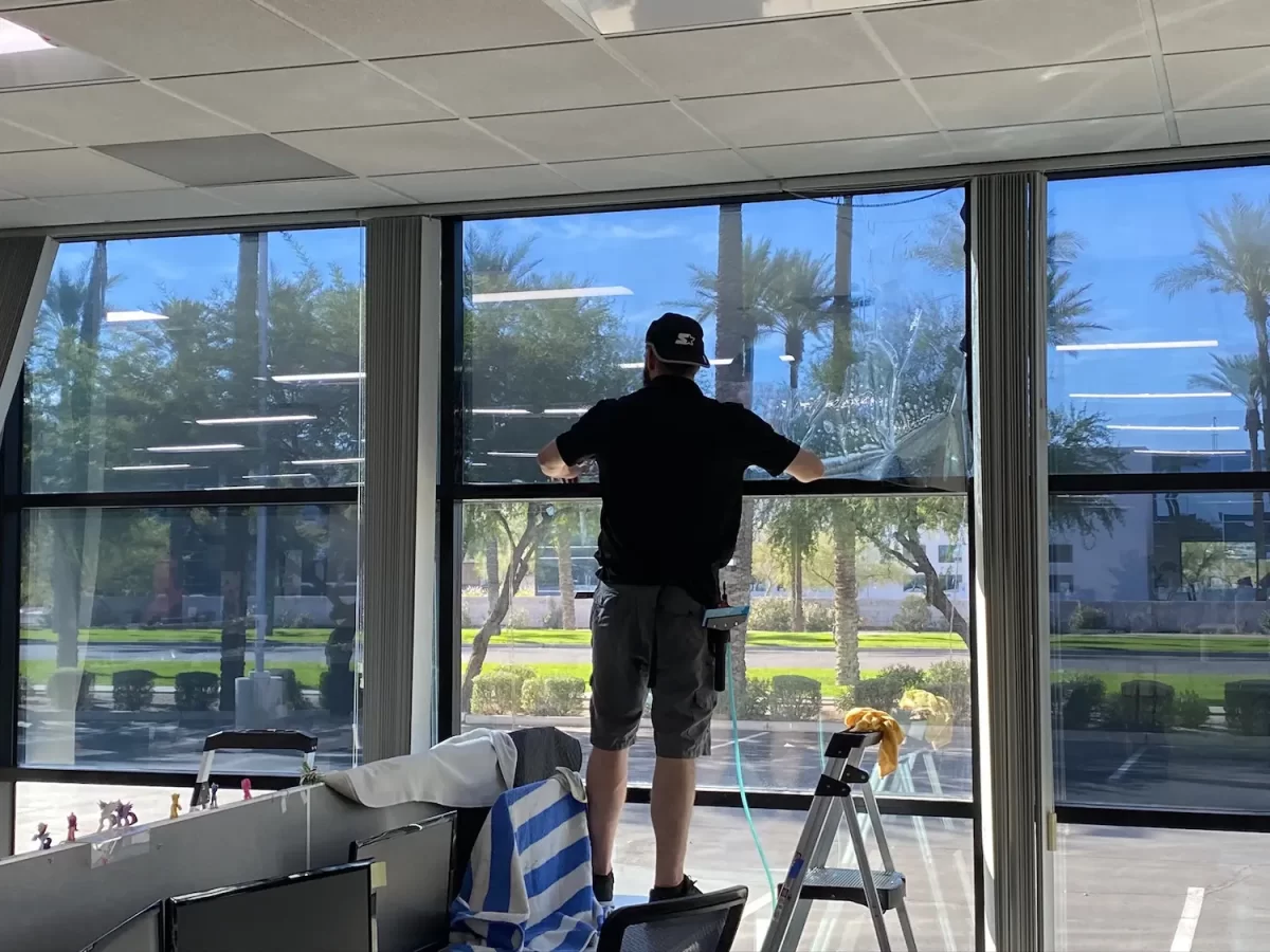privacy window film for business