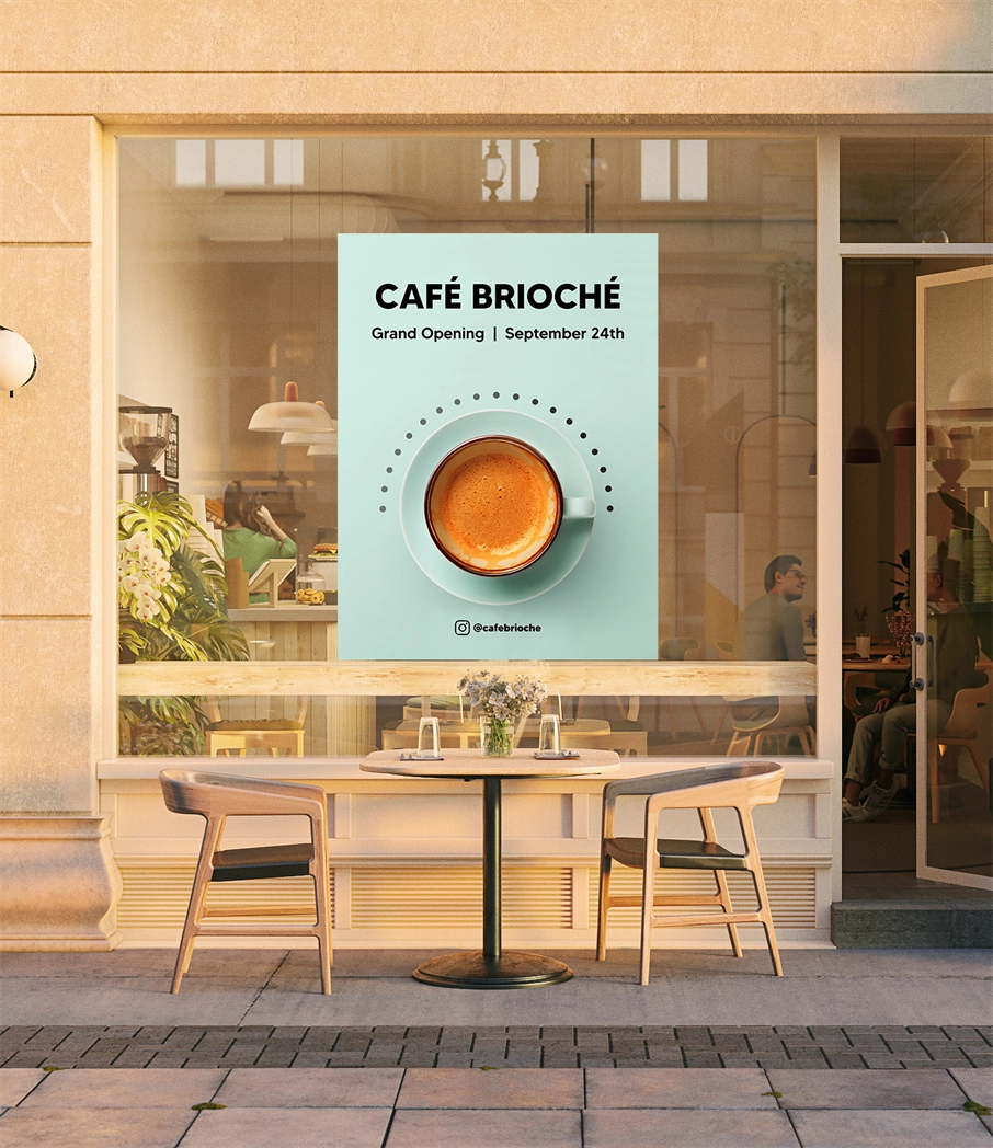 commercial window signage
