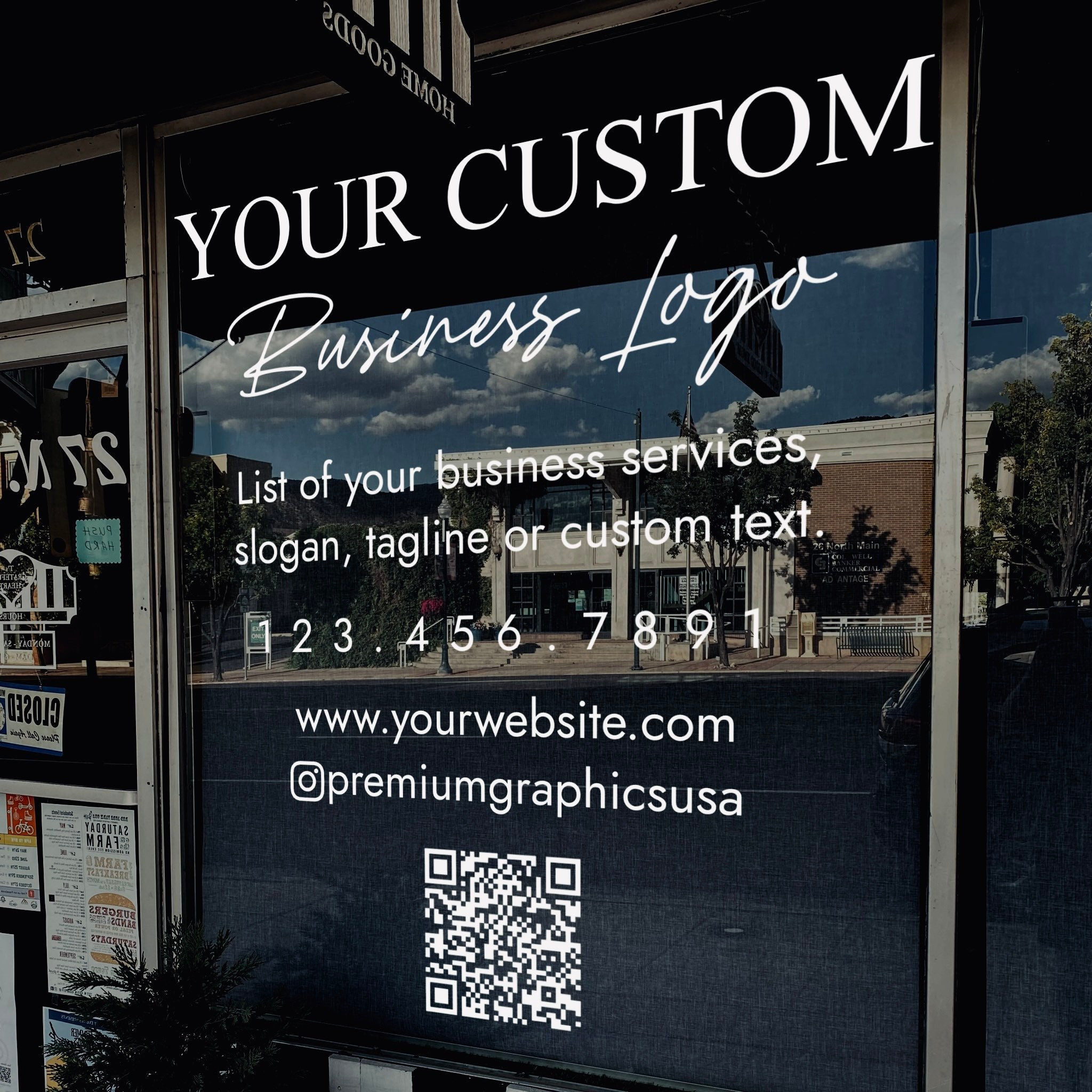 outside mount window decals