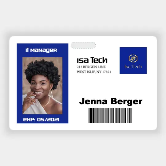 employee ID badge
