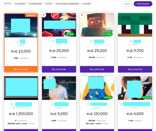 sell YouTube channels